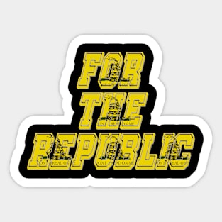 For the republic Sticker